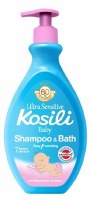 Kosili Ultra Sensitive Baby Shampoo and Bath with Pump 400ml