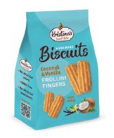 Kristina's Coconut and Vanilla Frollini Finger Biscuits 400g