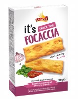 La Mole Focaccia Oven Baked Bread Slices with Dried Tomato and Onion 100g