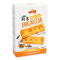La Mole Focaccia Oven Baked Bread Slices with Extra Virgin Olive Oil 100g