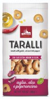 La Mole Taralli Crackers with Garlic and Chili Pepper 200g