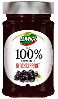 Lowicz 100 Percent Black Currant Jam 210g