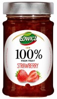 Lowicz 100 Percent Strawberry Jam 210g