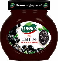 Lowicz Blackcurrant Extra Confiture Preserves 240g