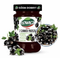 Lowicz Blackcurrant Jam Reduced Sugar 280g