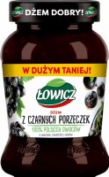 Lowicz Blackcurrant Jam XXL Reduced Sugar 450g