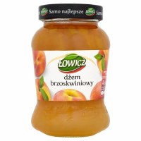 Lowicz Peach Jam Brzoskwiniowy Dzem 450g