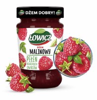Lowicz Raspberry and Red Currant Jam Reduced Sugar 280g