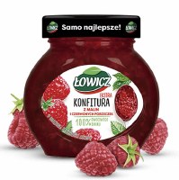 Lowicz Raspberry and Redcurrants Extra Confiture Preserves 240g