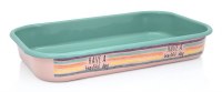 Metalac Green and Pink Baking Pan Djuvecara 40 cm Diameter