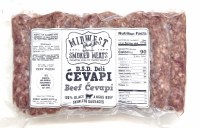 Midwest Smoked Meats Beef Cevapi 20 Pieces 2lbs F