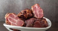 Midwest Smoked Meats Hickory Smoked Pork Shoulder Approx. 0.66 lbs PLU167 F