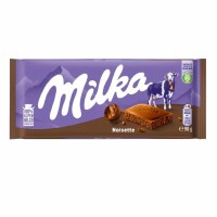 Milka Alpine Milk Noisette Chocolate Bar 90g