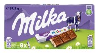 Milka Milkinis Alpine Milk Chocolate Bars with Milk Creme Filling 87g