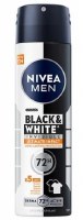 Nivea Men Black and White Invisible Ultimate Impact Anti-Perspirant Spray 150ml