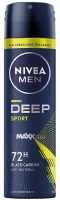 Nivea Men Deep Sport Maxx Tech Black Carbon Spray Deodorant 150ml