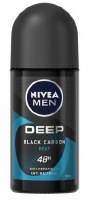 Nivea Men Roll On Deep Beat Black Carbon Deodorant 50ml