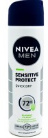 Nivea Men Sensitive Protect Anti-Transpirant Quick Dry Spray 150ml