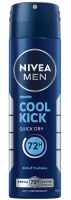 Nivea Mens Cool Kick Anti-Perspirant Quick Dry Spray 150ml