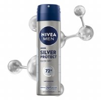 Nivea Mens Silver Protect Anti-Perspirant Quick Dry Spray 150ml
