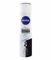Nivea Black and White Invisible Fresh Womens Deodorant Spray 150ml