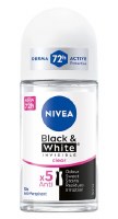 Nivea Womens Roll On Black and White Clear Deodorant 50ml