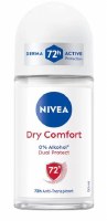 Nivea Womens Roll On Dry Comfort Deodorant 50ml