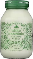 White Mountain Organic Probiotic Whole Bulgarian Yogurt Glass Jar 908g R