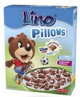 Podravka Lino Lada Chocolate Pillows with Milk Cereal 250g