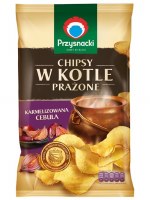 Przysnacki Caramelized Onion Flavored Potato Chips 125g