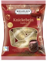 Riegelein Confiserie Dark Chocolate Cones with Knickebein Filling 150g