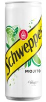 Schweppes Mojito Non Alcoholic Lime and Mint Soft Drink 330ml