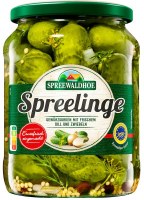 Spreewaldhof Spreelinge Dill Pickles with Onions 670g