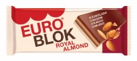 Swisslion Takovo Euroblok Royal Almond Chocolate Bar 100g