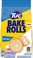 Tuc Bake Rolls Sea Salted Bread Crackers 80g
