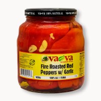 VaVa Fire Roasted Red Peppers with Garlic 1650g