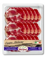 Veroni Coppa Italiana Dry Cured Pork Shoulder Slices 100g R Veroni Coppa Italiana Dry Cured Pork Shoulder Slices 100g R