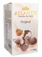 Vitaminka Atlantis Original Milk and White Chocolate Sea Shells with Hazelnut Cream 200g