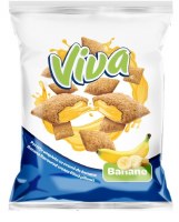 Viva Banana Creme Filled Crunchy Pillows 200g