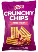 Viva Crunchy Bacon Strip Chips 80g