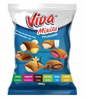 Viva Mixed Assorted Creme Filled Crunchy Pillows 240g