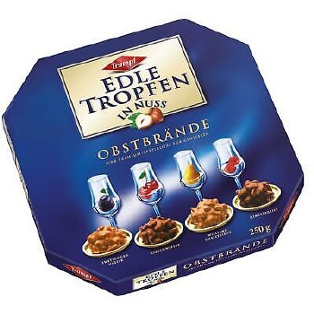 Trumpf Edle Tropfen In Nuss Obstebrande Liquor Chooclate Hazelnut Clusters 250g