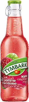 Tymbark Raspberry Mint Juice Glass Bottle 250ml