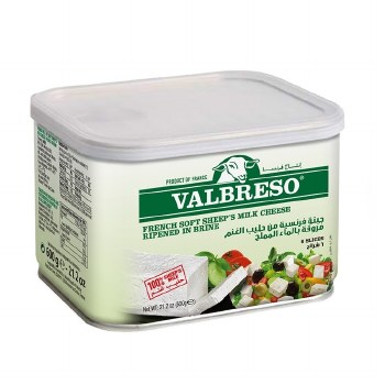 Valbresso French Feta in Can 600g R