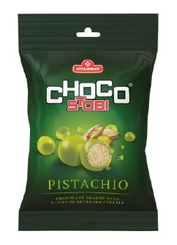 Vitaminka Choco Stobi Pistachio Flavored Dragees 60g