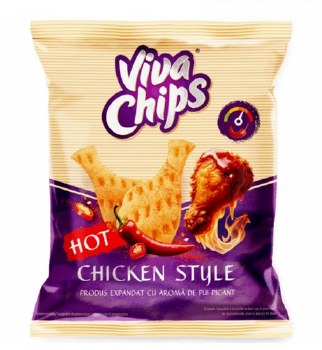 Viva Chips with Hot Chicken Style Flavoring 100g