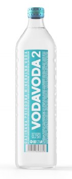 VodaVoda Sparkling Natural Mineral Water Single Glass Bottle 750ml