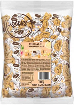 Wawel Michalki White Chocolate with Flakes 1kg