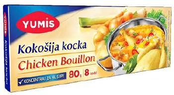 Yumis Chicken Flavored Bouillon Cubes 80g