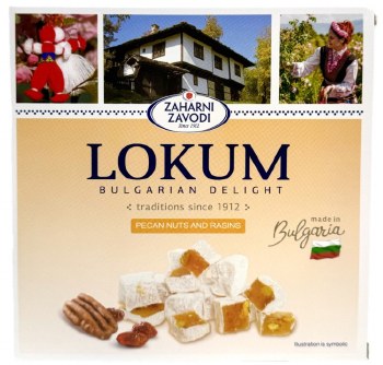 Zaharni Zavodi Pecan and Raisin Turkish Delight Lokum 170g